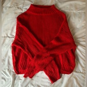 Mock neck sweater